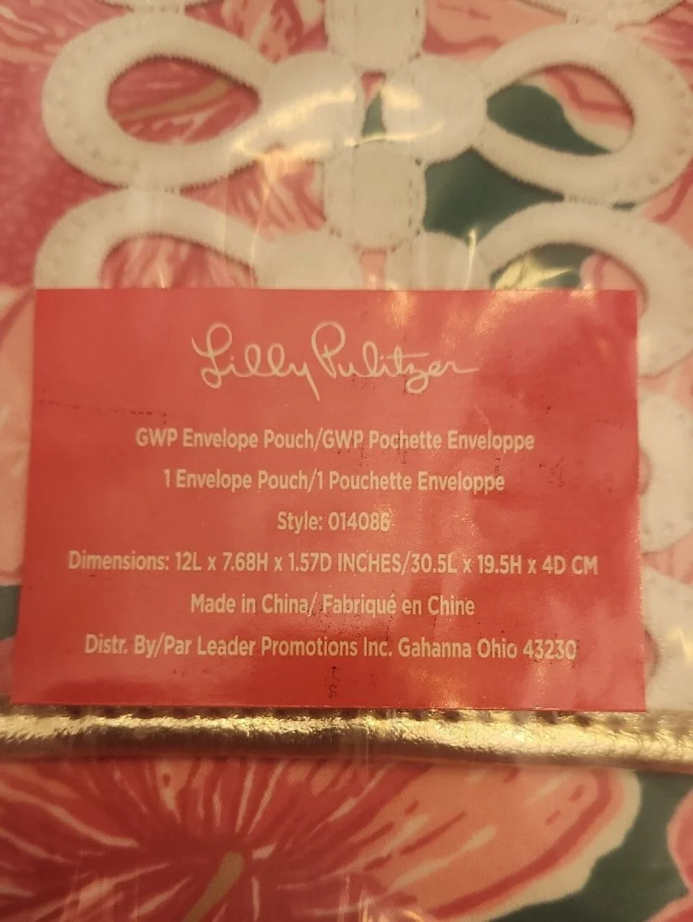 Lilly Pulitzer envelope pouch
